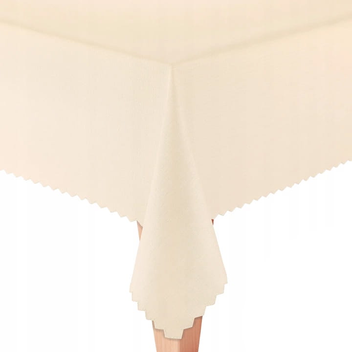 Obrus na stół w kolorze ecru rozmiar 110x160