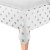 Obrus świąteczny srebrne gwiazdki