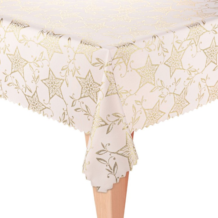 Obrus_świątyeczny_złota_gwiazda_różne_rozmiary