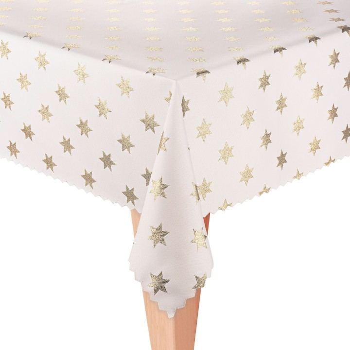Obrus_świąteczny_Boże_Narodzenie_złota_gwiazdka
