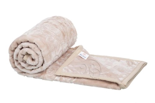 Koc-Elway-beżowy-tłoczony