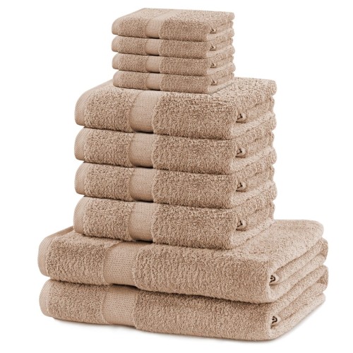 DecoKing komplet ręczników frotte 2szt. 70x140 +4szt. 50x100 +4szt. 30X50