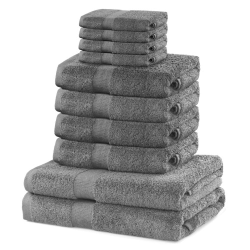 DecoKing komplet ręczników frotte 2szt. 70x140 +4szt. 50x100 +4szt. 30X50