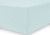 DecoKing prześcieradło jersey mroźny błękit z gumką 160x200