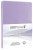 DecoKing prześcieradło jersey liliowe z gumką 80-90x200