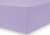 DecoKing prześcieradło jersey liliowe z gumką 80-90x200