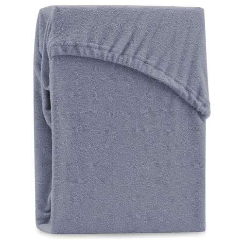 AmeliaHome prześcieradło frotte kolor stalowy z gumką 80x200 cm.