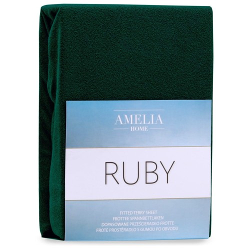 AmeliaHome prześcieradło frotte z gumką 140x200 cm.
