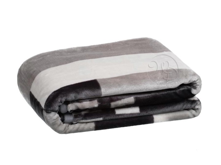 Koc Elway kratka kolor czarny,grafit,szary.