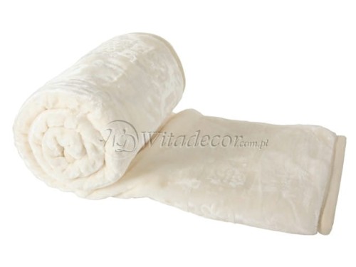 Koc Elway tłoczony 160x210 ecru