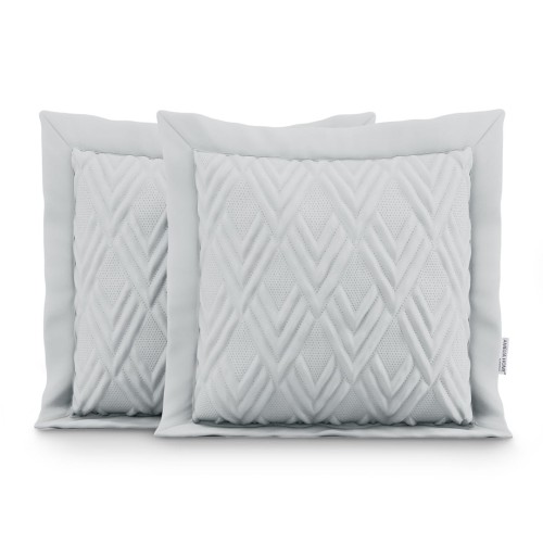 AmeliaHome poszewka dekoracyjna OPHELIA szara 2szt. 45x45