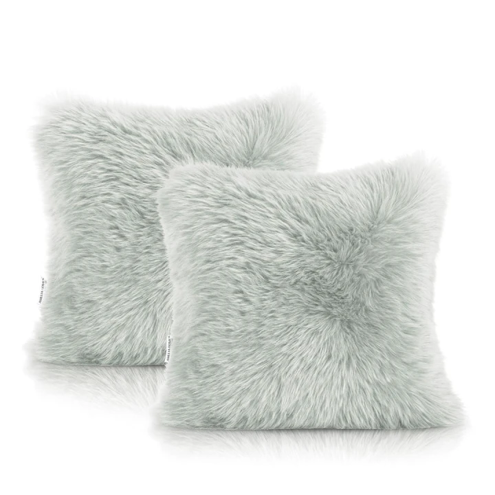 AmeliaHome poszewka dekoracyjna DOKKA szara 2szt. 45X45