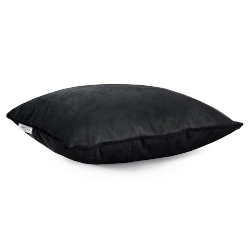 AmeliaHome poszewka dekoracyjna VELVET PIPING czarna 2szt. 45X45