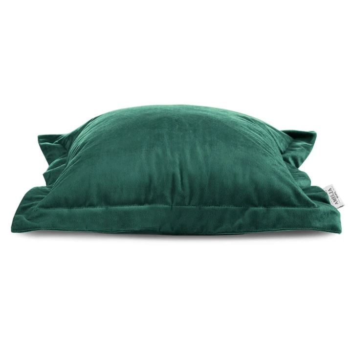 AmeliaHome poszewka dekoracyjna VELVET zielona 2szt. 45X45 cm.