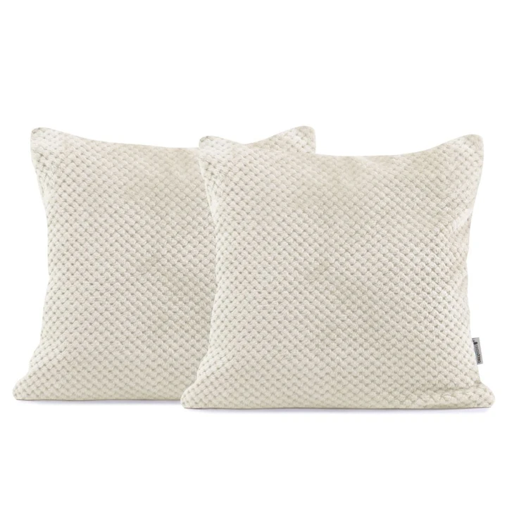 DecoKing poszewka dekoracyjna HENRY beżowa 2szt. 45X45 cm.