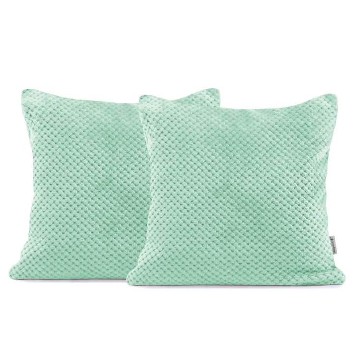 DecoKing poszewka dekoracyjna HENRY miętowa 2szt. 45X45 cm.