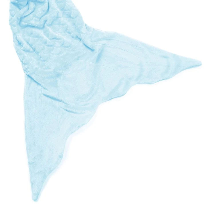 DecoKing koc syreni ogon SYRENA kolor błękitny 140 cm.