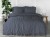 Pościel bawełniana NATURAL GREY 200x220 STONEWASHED