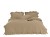Pościel bawełniana AKDENIZ BEIGE 160x200 STONEWASHED