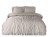 Pościel bawełniana NATURAL CREAM 160x200 STONEWASHED
