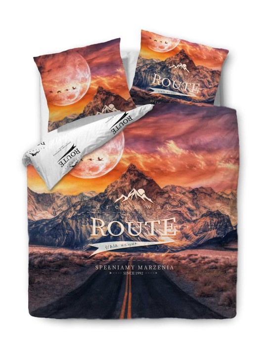 Pościel bawełniana 220x200 spełniamy marzenia-trasa wzywa