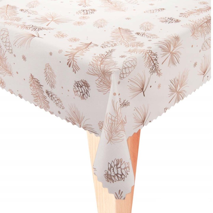 Obrus na Boże Narodzenie świąteczny okrągły 160