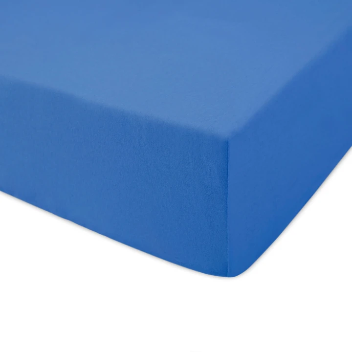 Prześcieradło chabrowe jersey z gumką 160x200