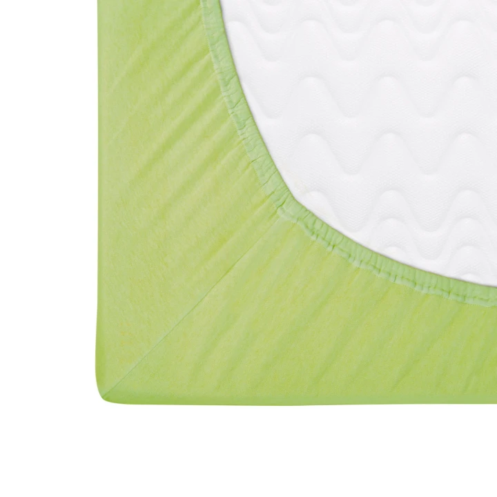 Prześcieradło limonka jersey z gumką 160x200