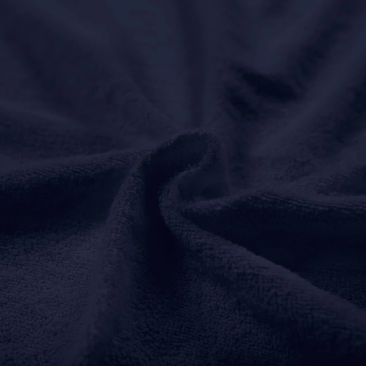 Prześcieradło frotte granatowe z gumką 160x200