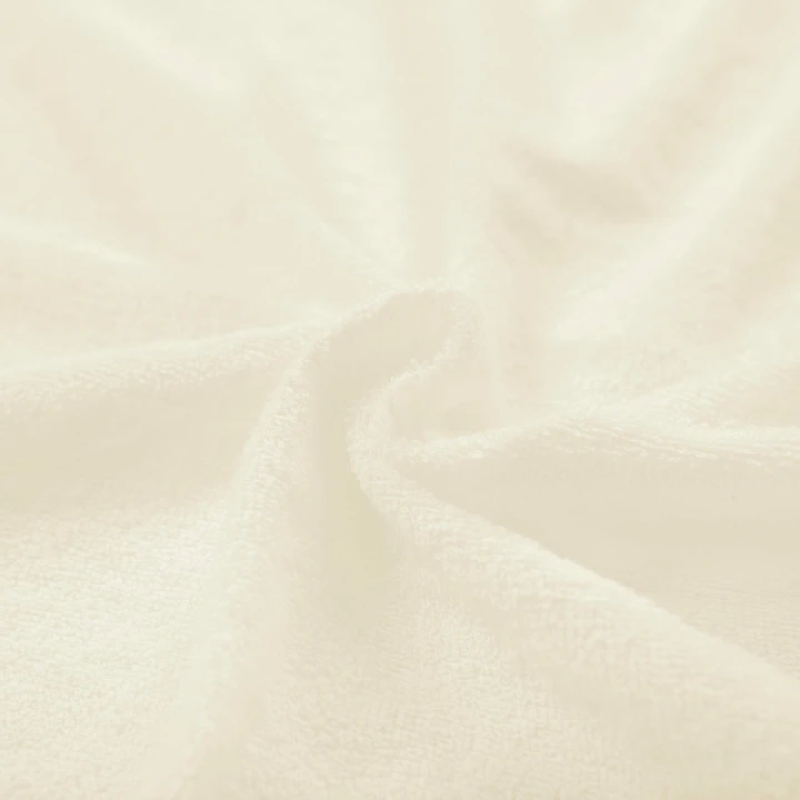 Prześcieradło frotte ecru z gumką 160x200