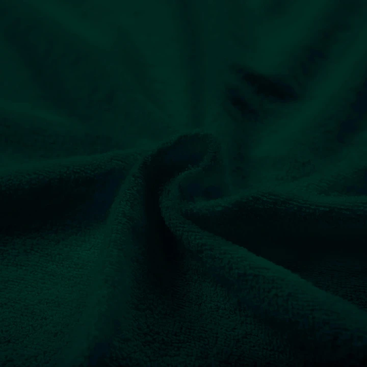 Prześcieradło frotte zieleń butelkowa z gumką 180x200