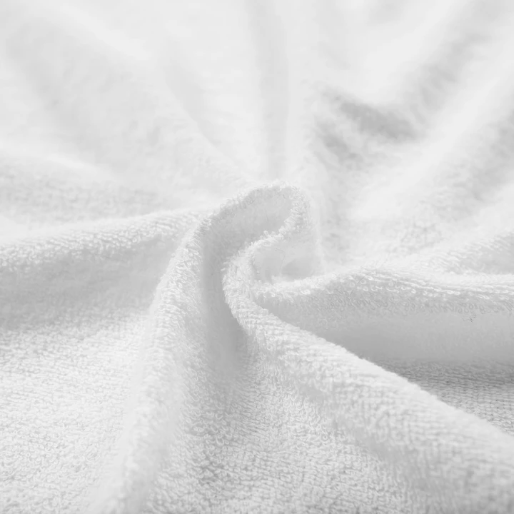 Prześcieradło frotte białe z gumką 220x200