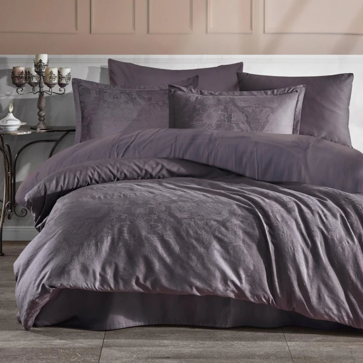 Pościel satyna bawełniana żakardowa ARVEN 160x200 JACQUARD