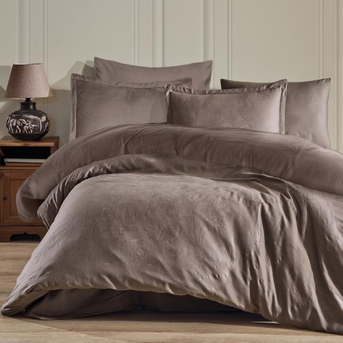 Pościel satyna bawełniana żakardowa SADRA 160x200 JACQUARD