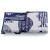 Ręcznik FISH kolor niebieski przód welur, tył frotte 90x180 decoking