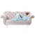 Koc Lazykids Błękitny Gładki Klasyczny 90x105 DecoKing