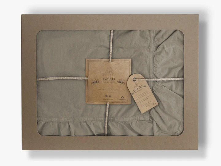 Pościel bawełniana OXFORDTAN 160x200 w pudełku prezentowym