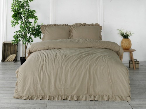 Pościel bawełniana OXFORDTAN 220X200 STONEWASHED na prezent