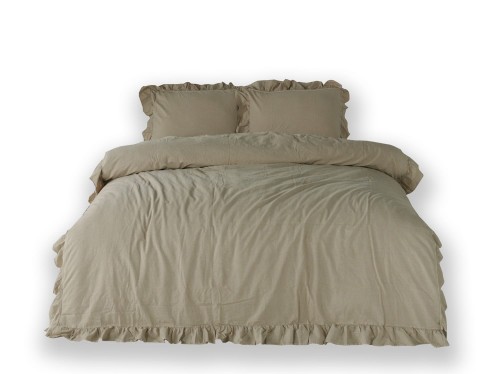 Pościel bawełniana OXFORDTAN 220X200 STONEWASHED na prezent