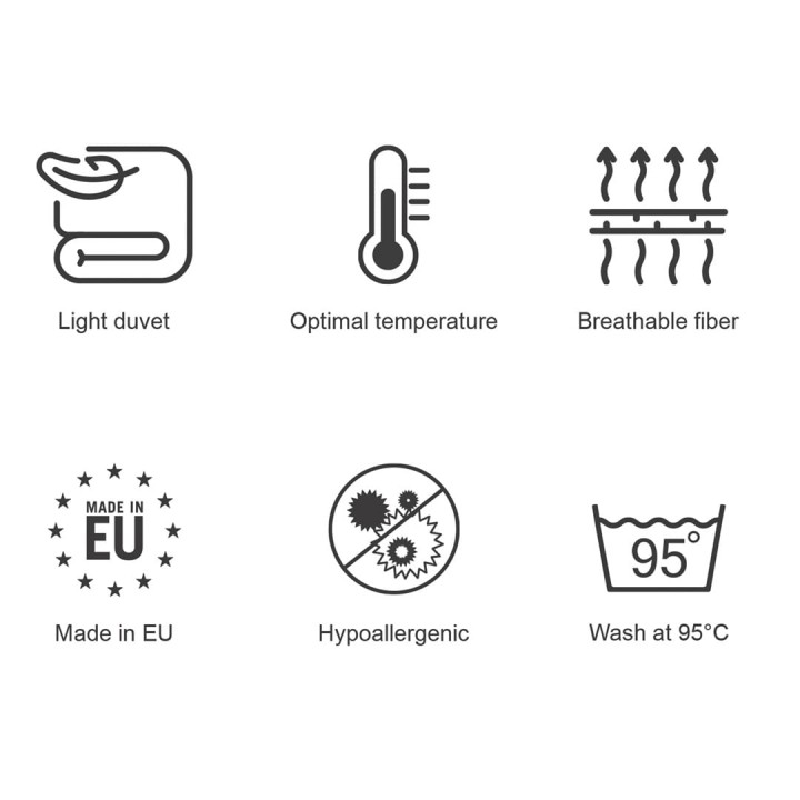 Kołdra 135x200 INEZ kolor biały styl klasyczny DecoKing