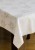 Obrus świąteczny Boże Narodzenie złote śnieżki 80x130