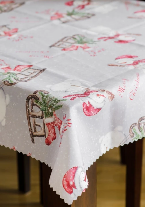 Obrus świąteczny Boże Narodzenie Merry Christmas 220x120