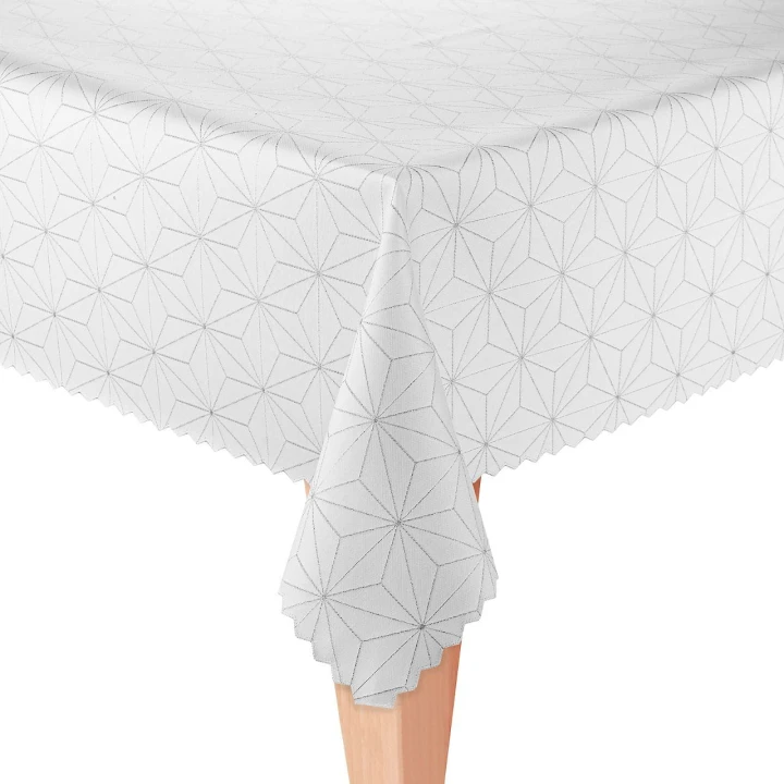 Obrus świąteczny srebrny Boże Narodzenie 320x140