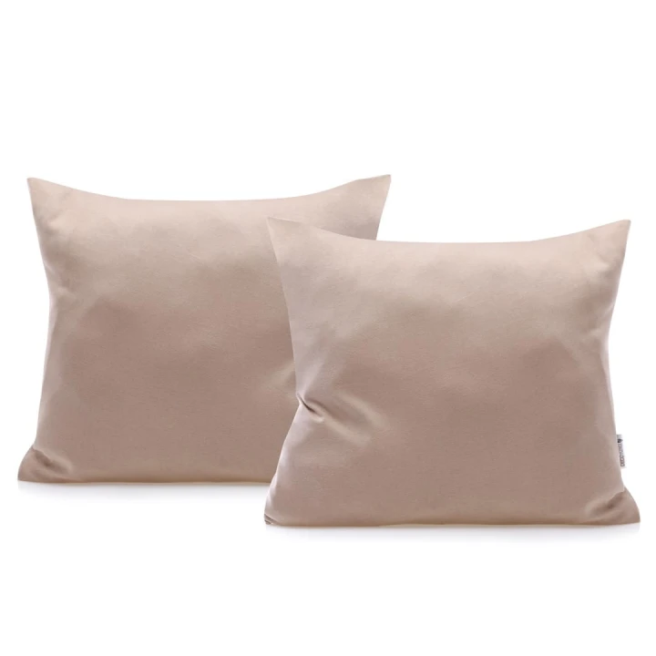 Poszewka dekoracyjna AMBER kolor cappuccino bawełna 40x40 decoking