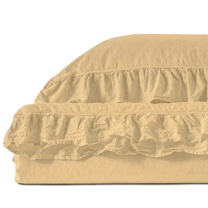 Pościel bawełniana SOYBEAN 160x200 STONEWASHED