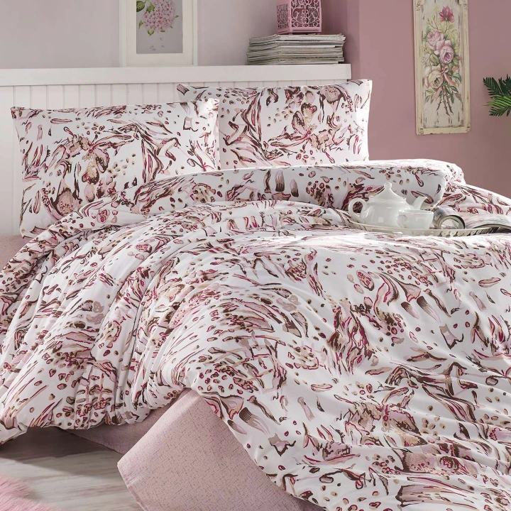 Pościel bawełniana TAVRA PINK 160x200
