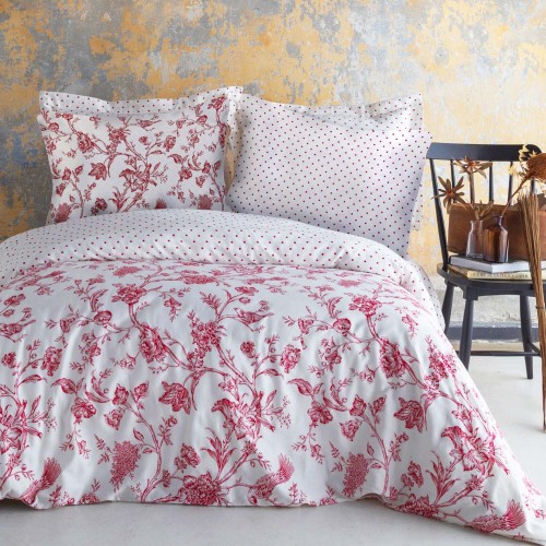 Pościel satyna bawełniana ROSE BLANC 220x200 LUXURY