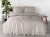 Pościel bawełniana NATURAL CREAM 220X200 STONEWASHED