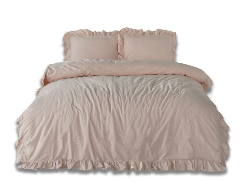 Pościel bawełniana CAMELLO ROSES 220X200 STONEWASHED