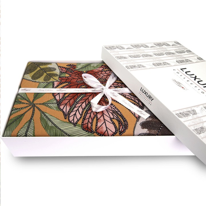Pościel satyna bawełniana w pudełku prezentowym 160x200 LUXURY PREMIUM